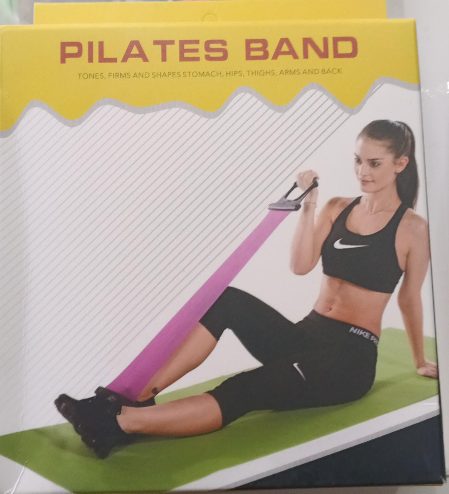 Liga de yoga con asas