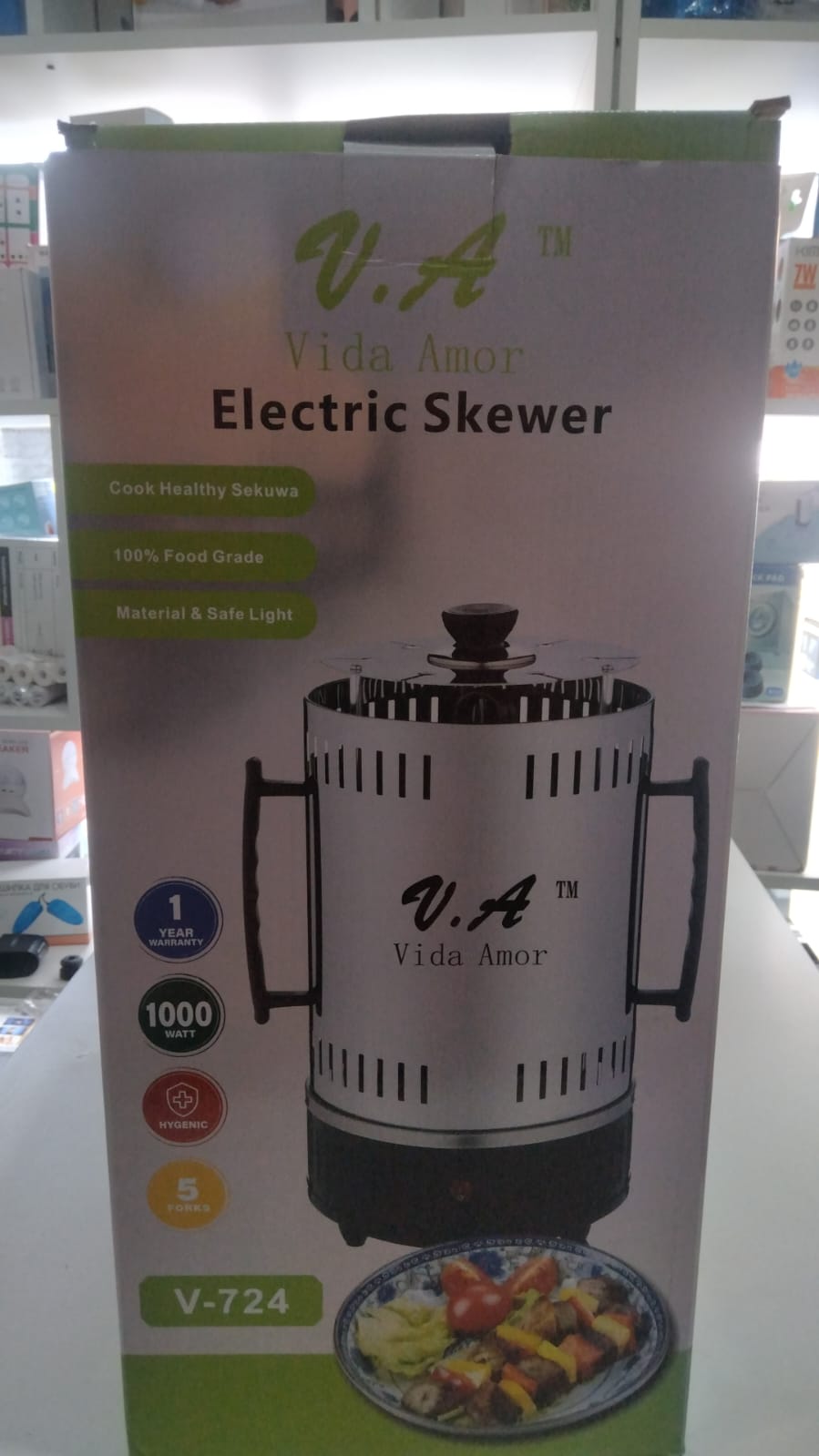 Barril eléctrico para hacer pinchos