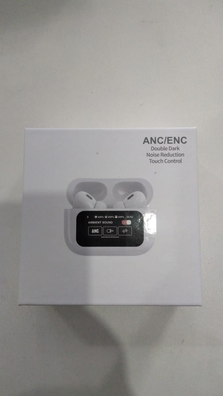 Audífonos recargables con pantalla táctil