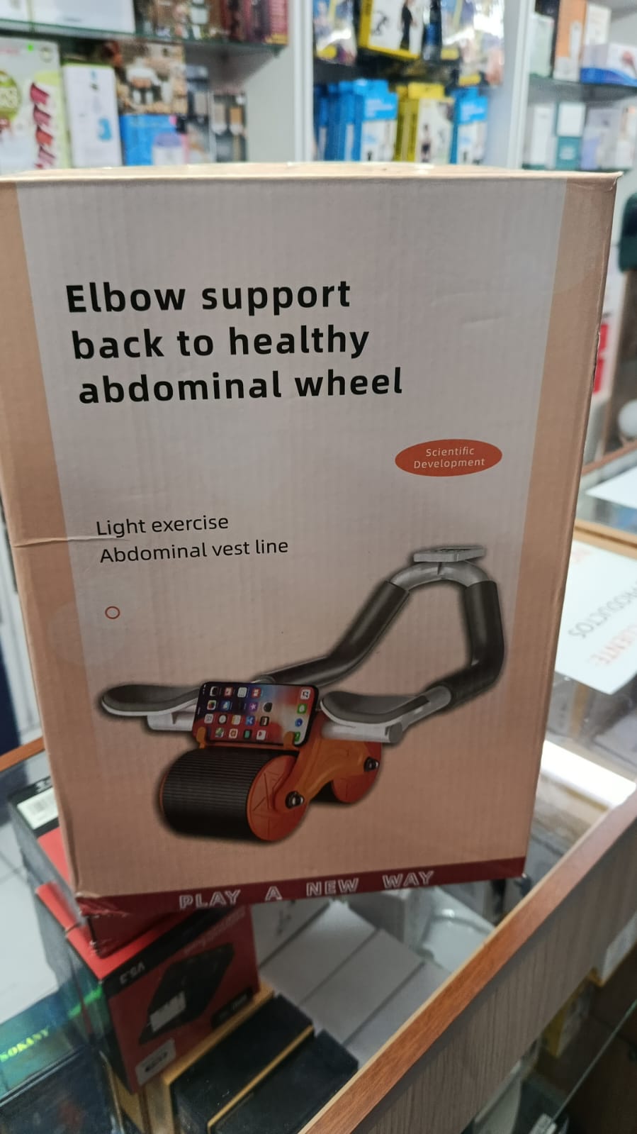 Rueda abdominal económica con retroceso