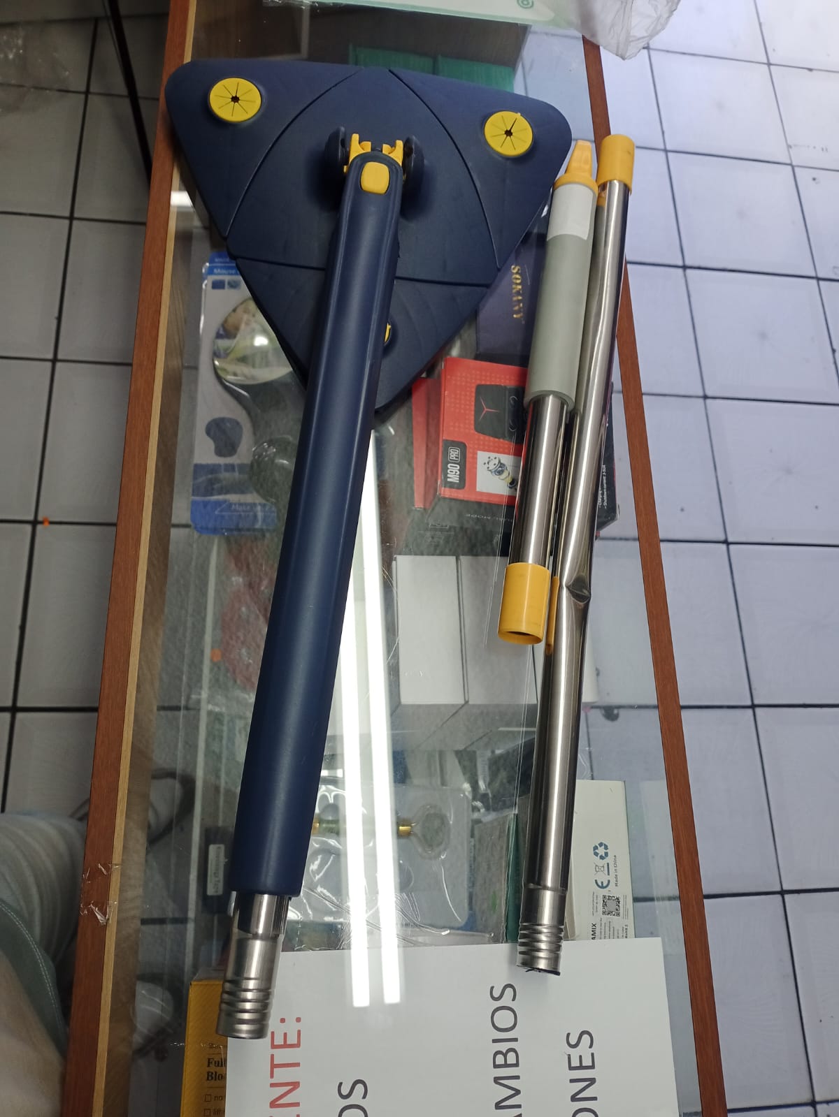 Trapeador escurridor tipo triángulo