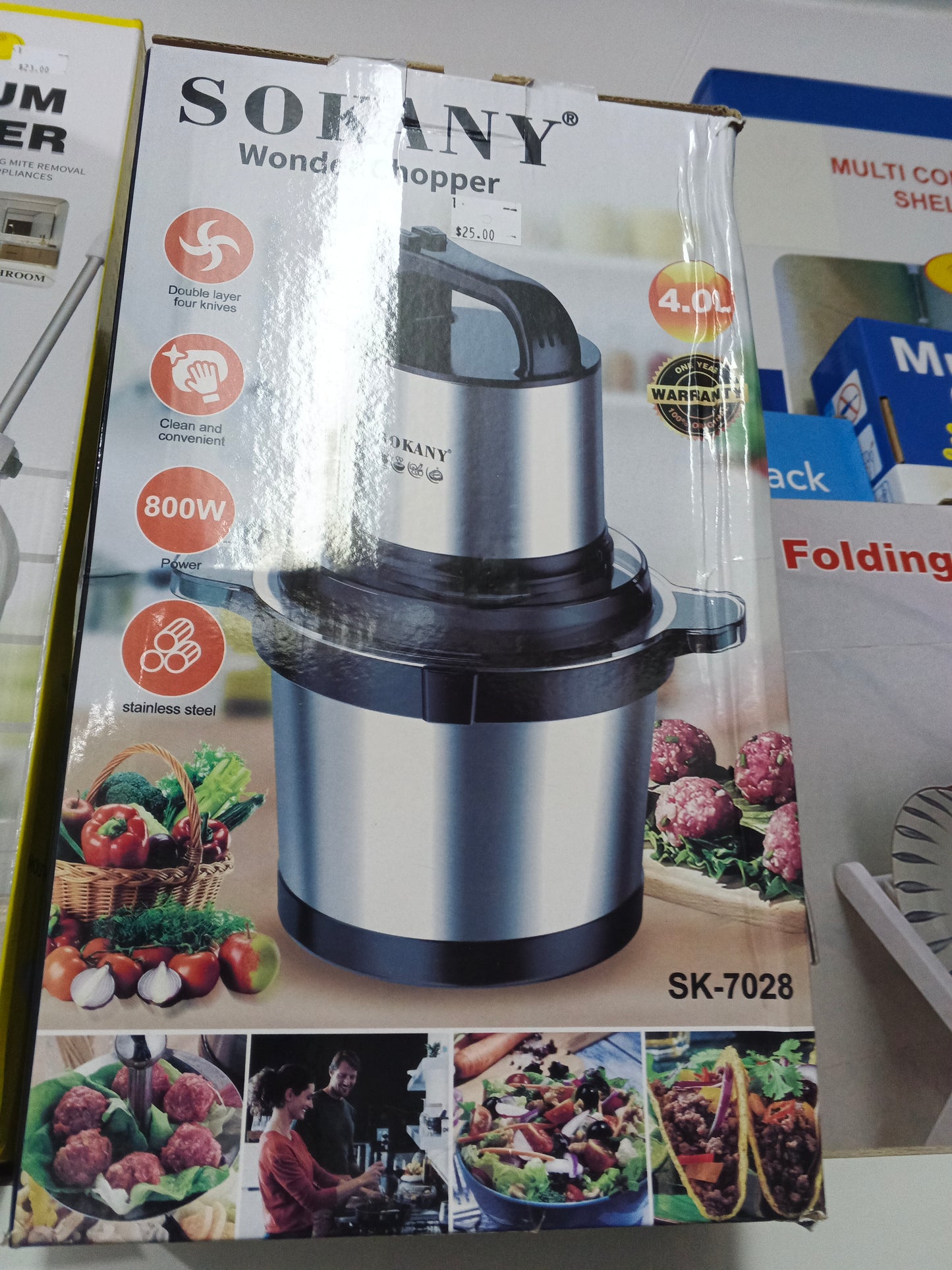 Procesador de alimentos 4 litros