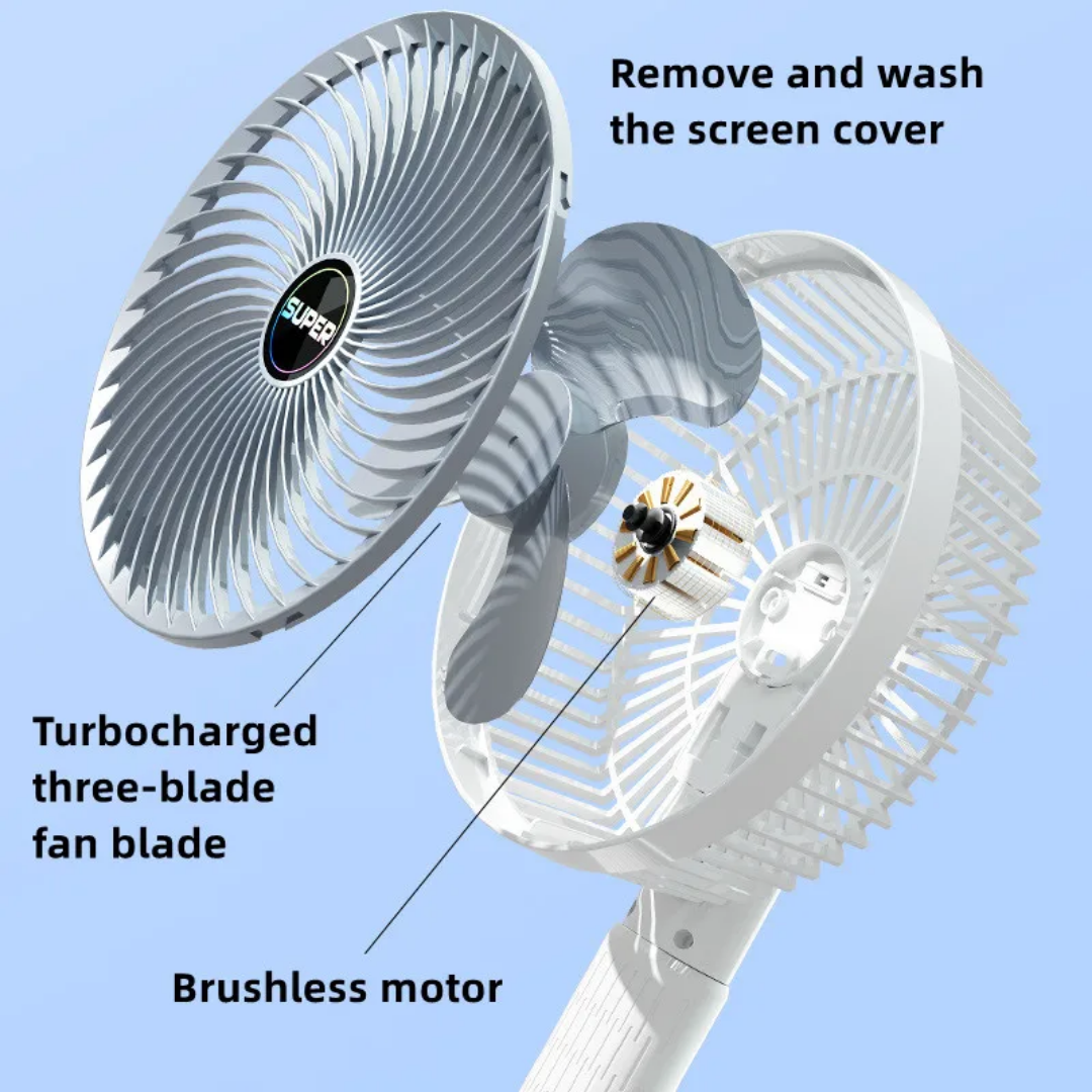 Ventilador recargable