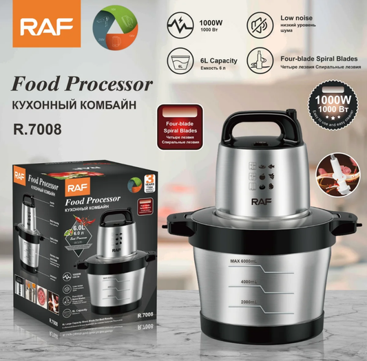 Procesador de alimentos de 6 litros Raf