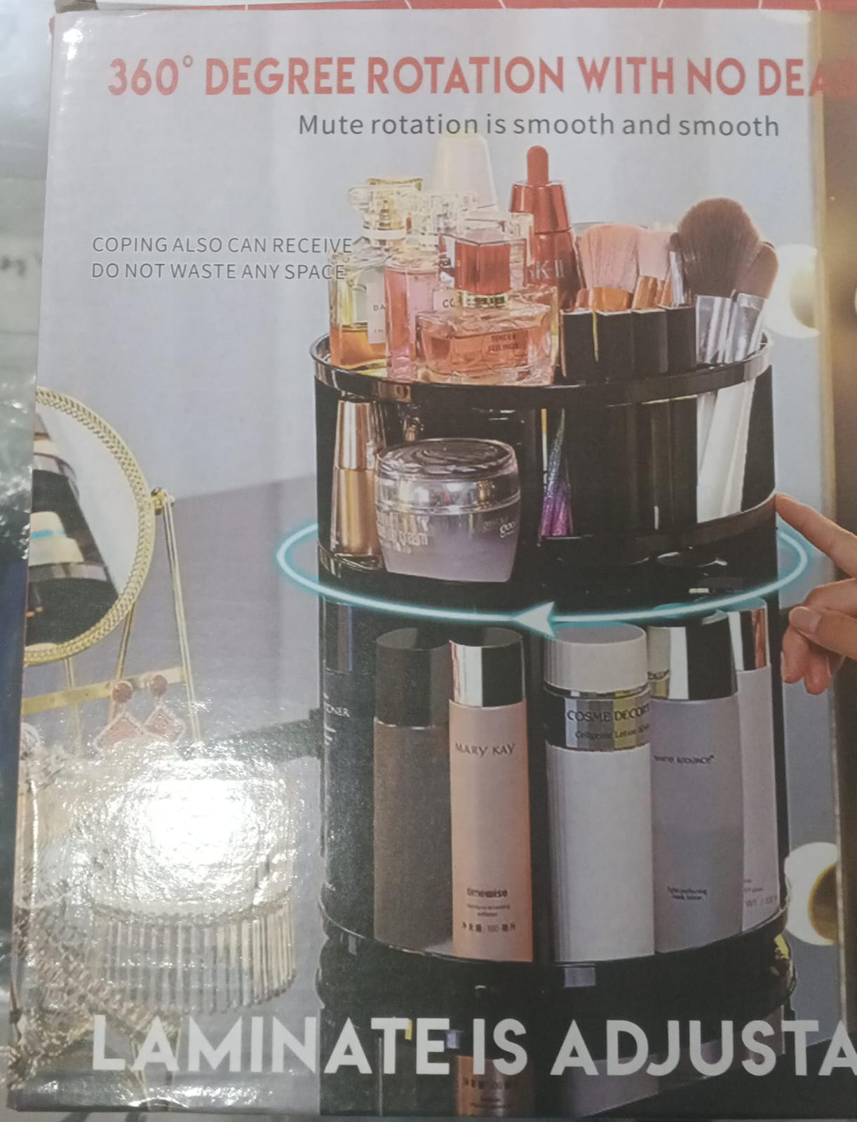 Organizador de maquillaje