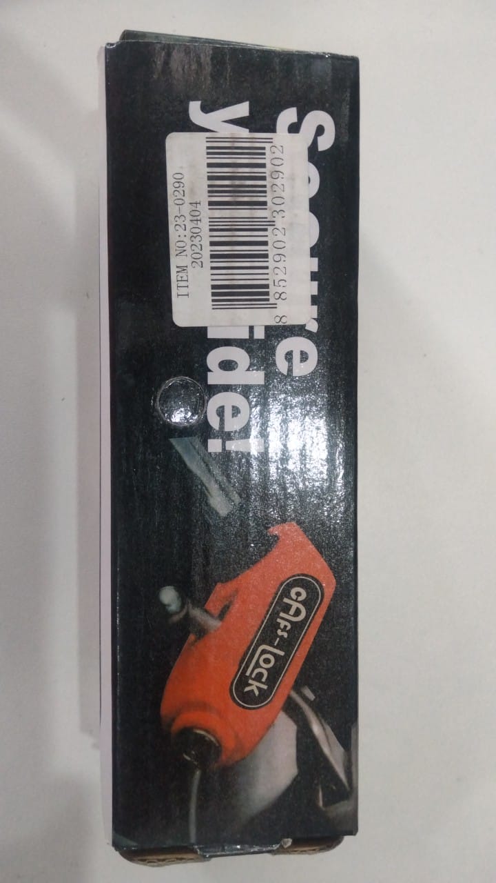 Candado freno de moto