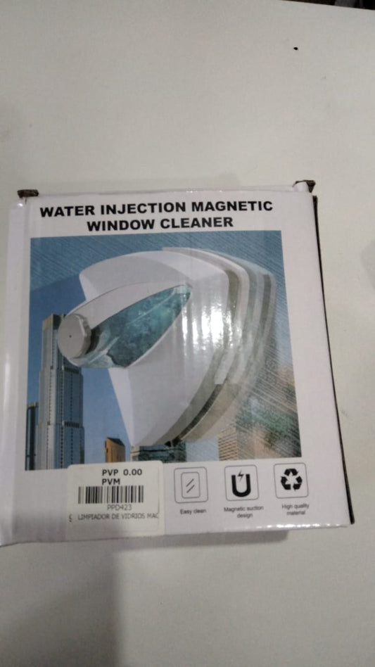 Limpiador de vidrios magnético con dispensador de jabón líquido