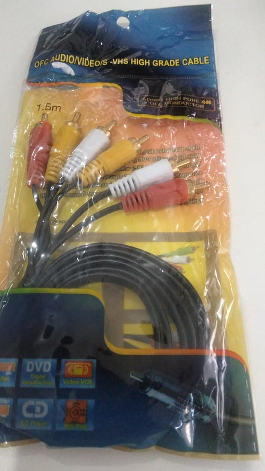 Cable de audio y video