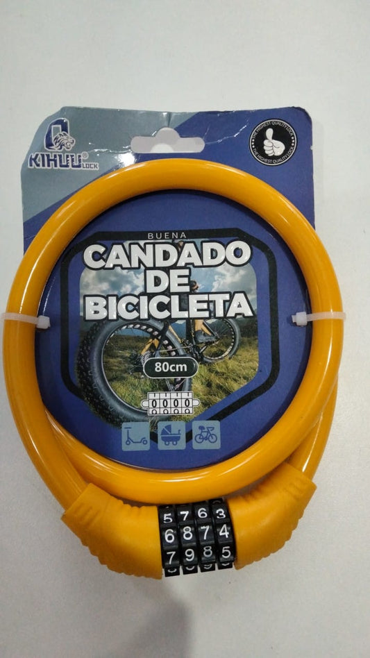 Candado de bicicleta con contraseña