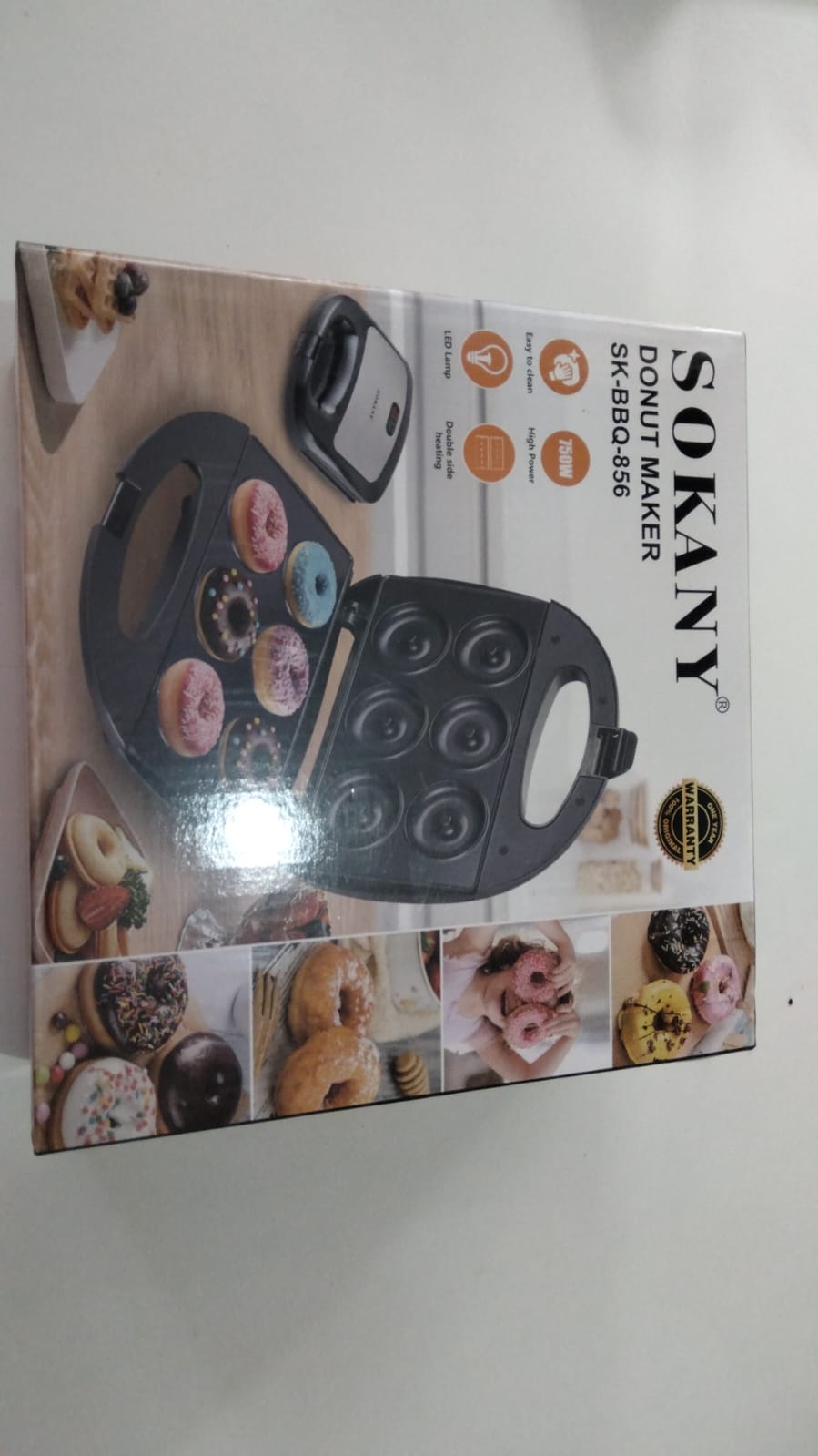 Máquina de donas SOKANY 6 donas