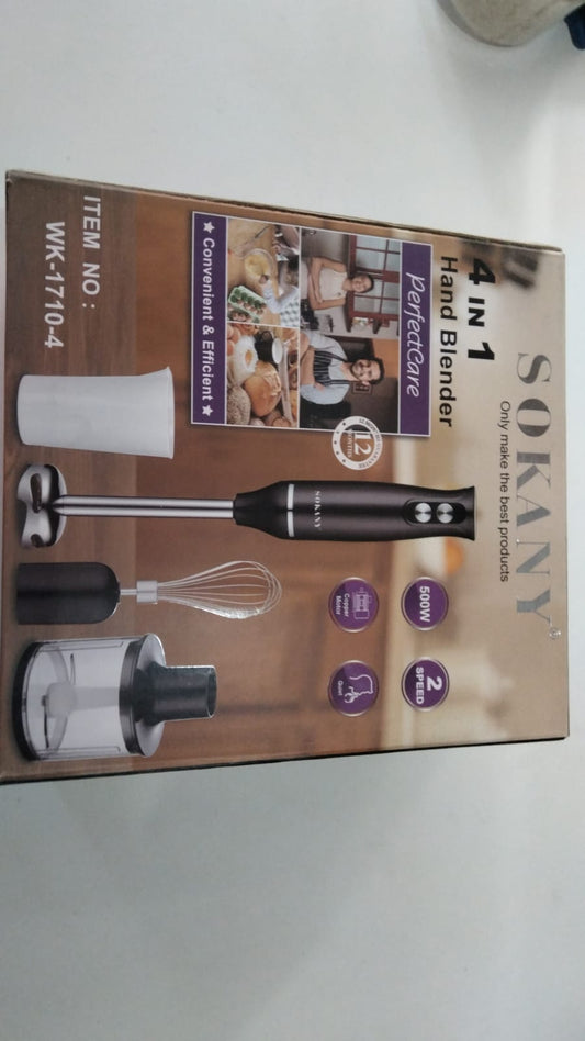 Batidora de mano SOKANY 4 en 1