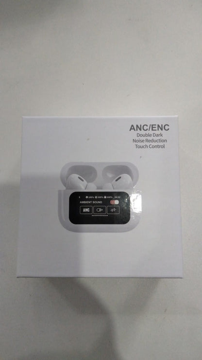 Audífonos recargables con pantalla táctil