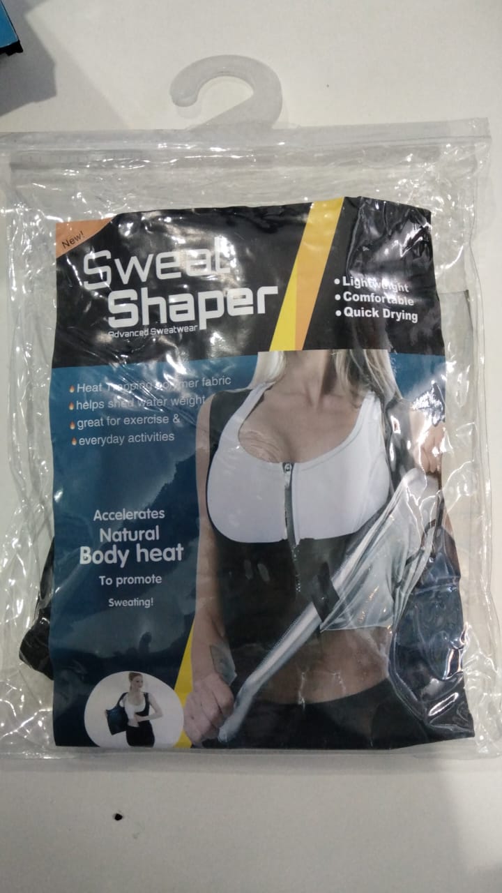 Faja chaleco con cierre para quemar grasa