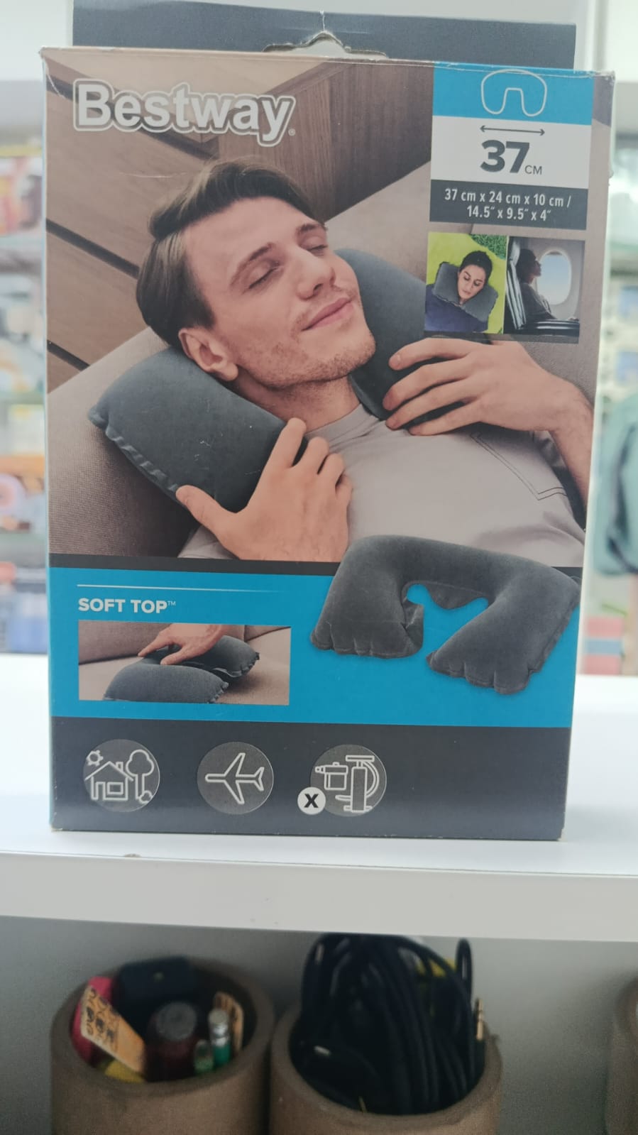Almohada de viaje inflable Bestway