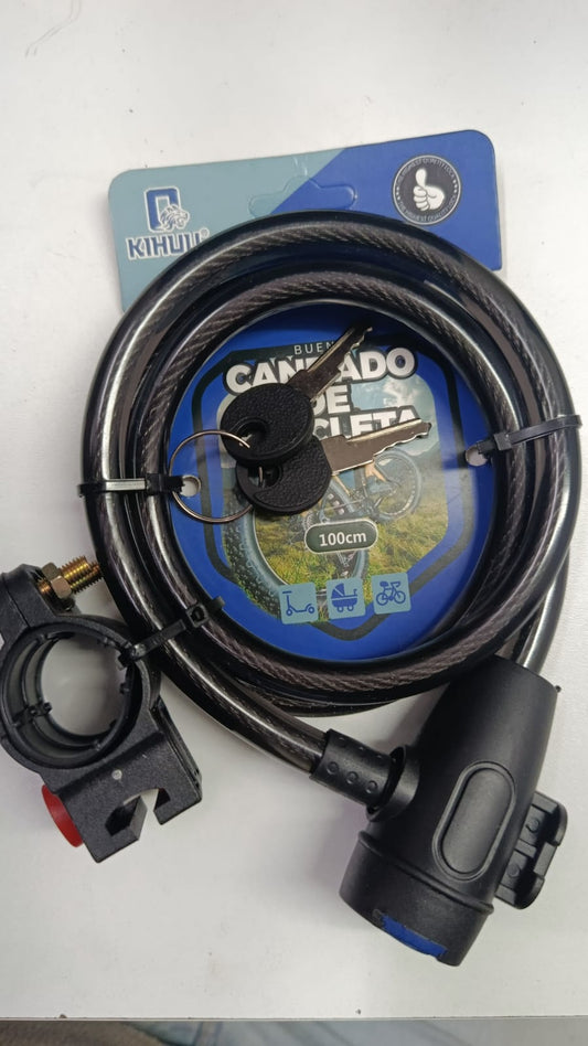 Candado de bicicleta