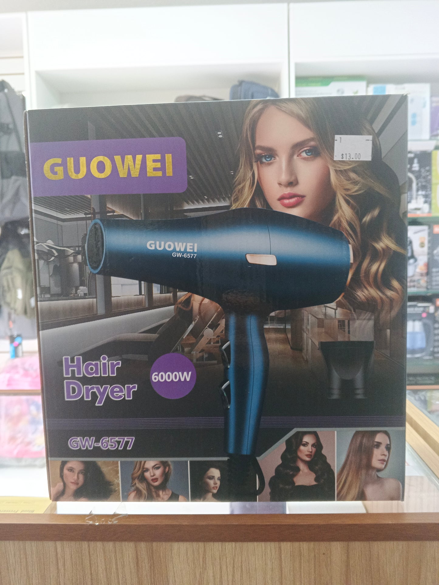 Secadora de cabello 6000w